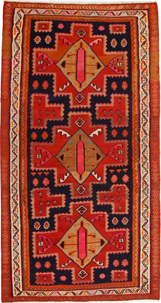 Tapete persa Kilim Fars Azerbaijan Antigo 287x153 287x153, Tapete persa Tecido à mão