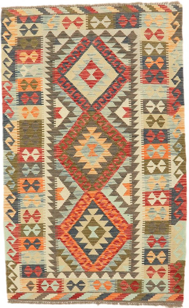 Tapete afegão Kilim Afegão 165x102 165x102, Tapete persa Tecido à mão