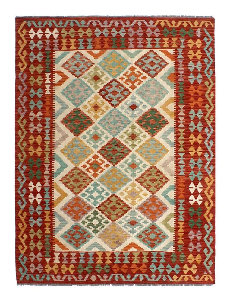 Afghan rug Kilim Afghan 8'3"x5'10" 8'3"x5'10", Persian Rug Woven by hand