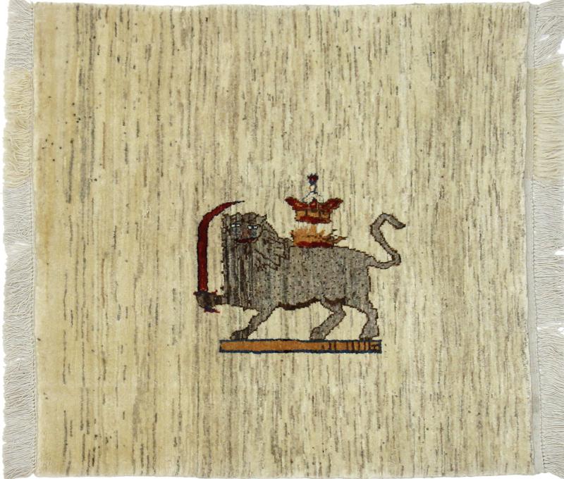 Persisk tæppe Persisk Gabbeh Loribaft 107x104 107x104, Persisk tæppe Knyttet i hånden