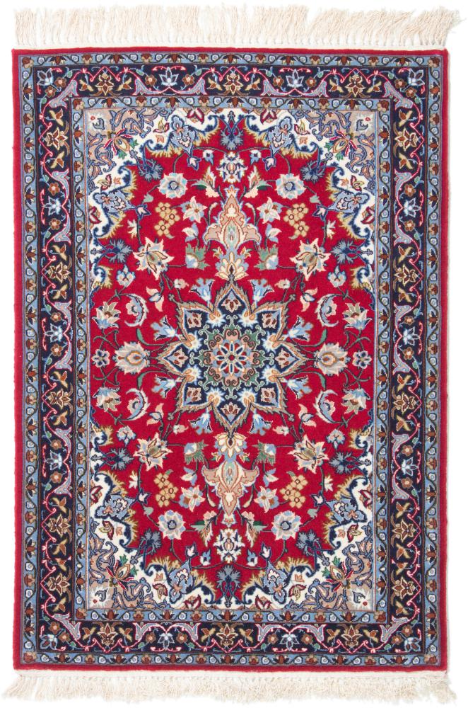 Tapete persa Isfahan Fio de Seda 101x69 101x69, Tapete persa Atado à mão