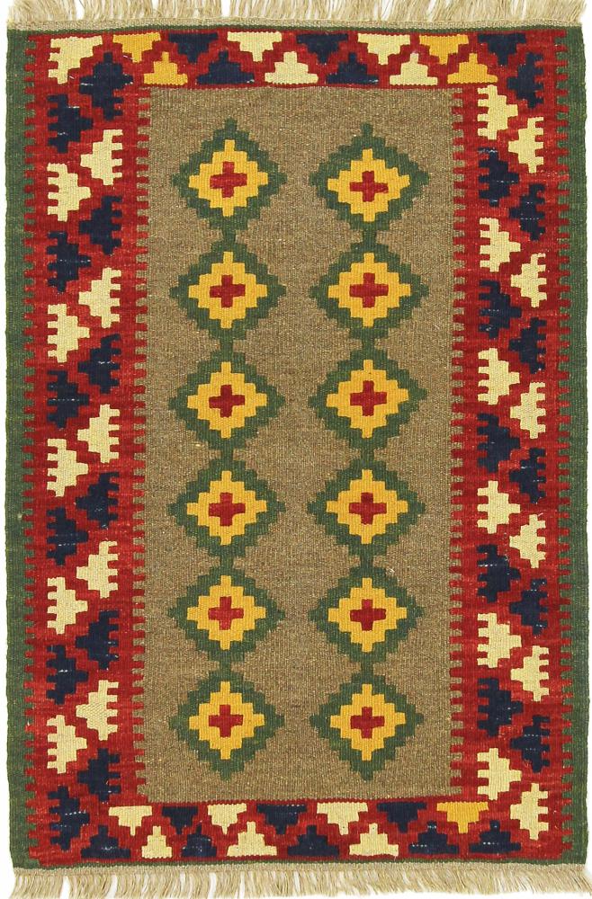 Tapete persa Kilim Fars 88x61 88x61, Tapete persa Tecido à mão