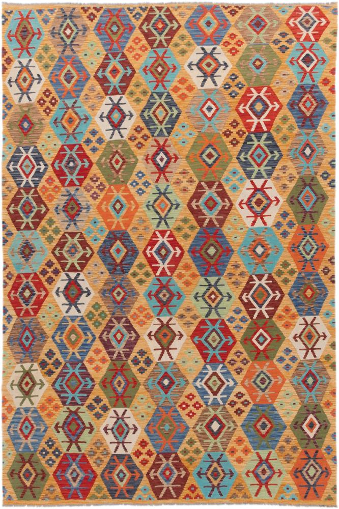 Tapete afegão Kilim Afegão 305x202 305x202, Tapete persa Tecido à mão