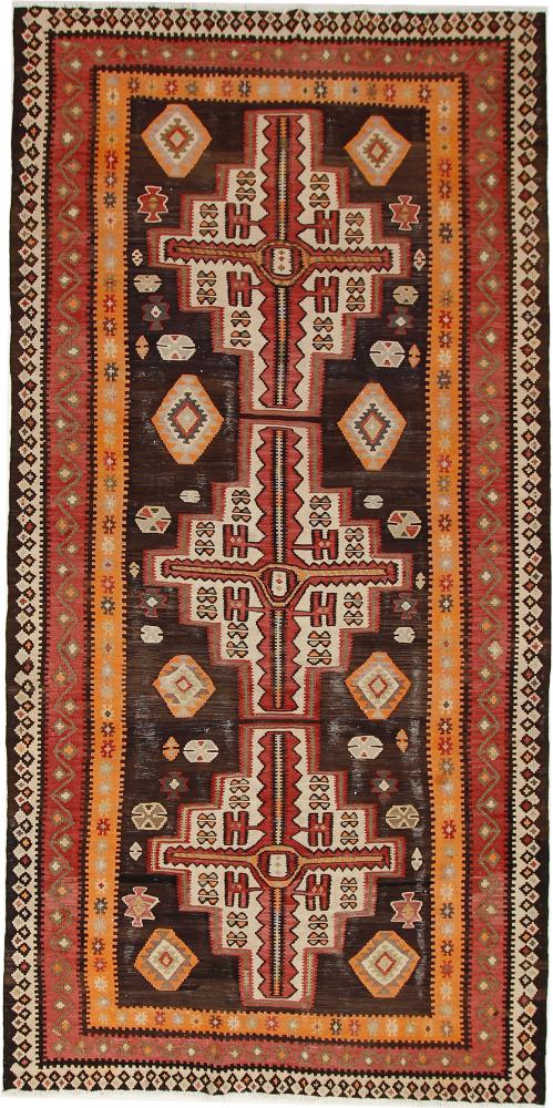 Tapete persa Kilim Fars Azerbaijan Antigo 302x149 302x149, Tapete persa Tecido à mão