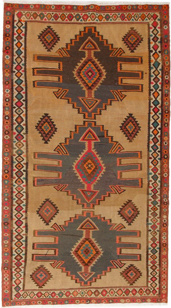 Tapete persa Kilim Fars Azerbaijan Antigo 293x159 293x159, Tapete persa Tecido à mão