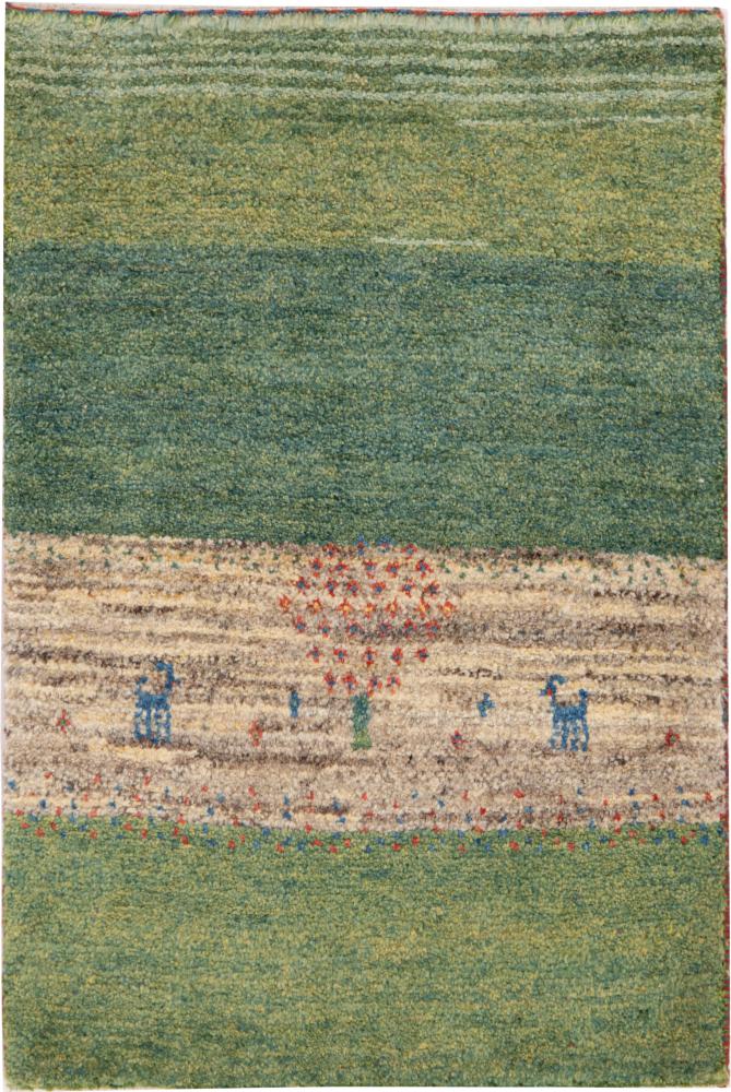 Persisk teppe Persia Gabbeh Nomad 88x59 88x59, Persisk teppe Knyttet for hånd