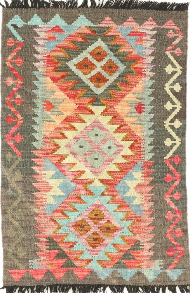 Tapete afegão Kilim Afegão Heritage 89x59 89x59, Tapete persa Tecido à mão