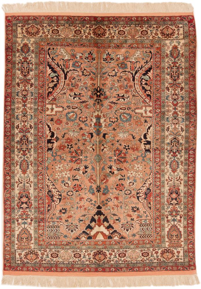Persian Rug Turkaman Silk 191x141 191x141, Persian Rug Knotted by hand