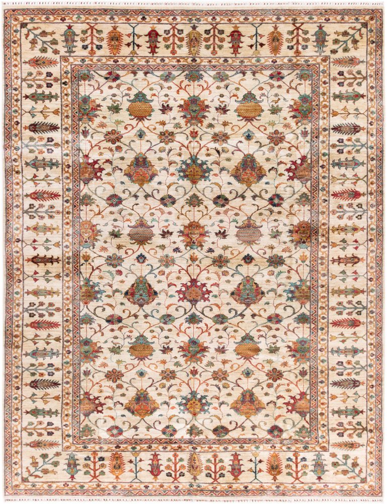 Pakistani rug Arijana 12'2"x8'11" 12'2"x8'11", Persian rug Hand-knotted