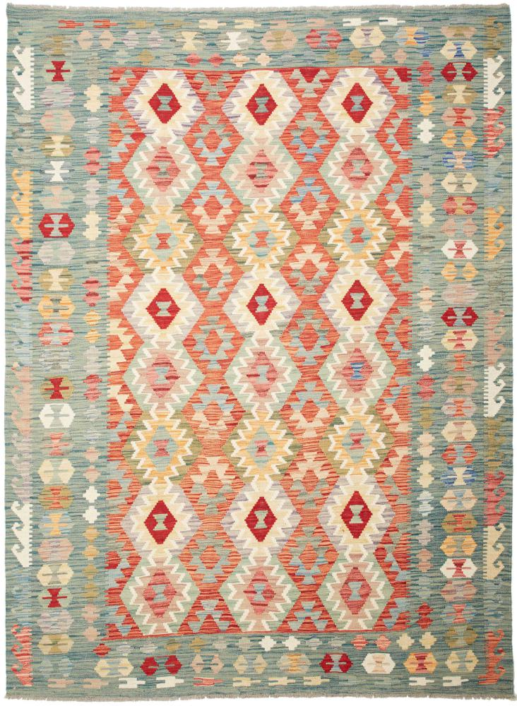 Afghanska mattan Kilim  Afghan 246x182 246x182, Persisk matta handvävd 