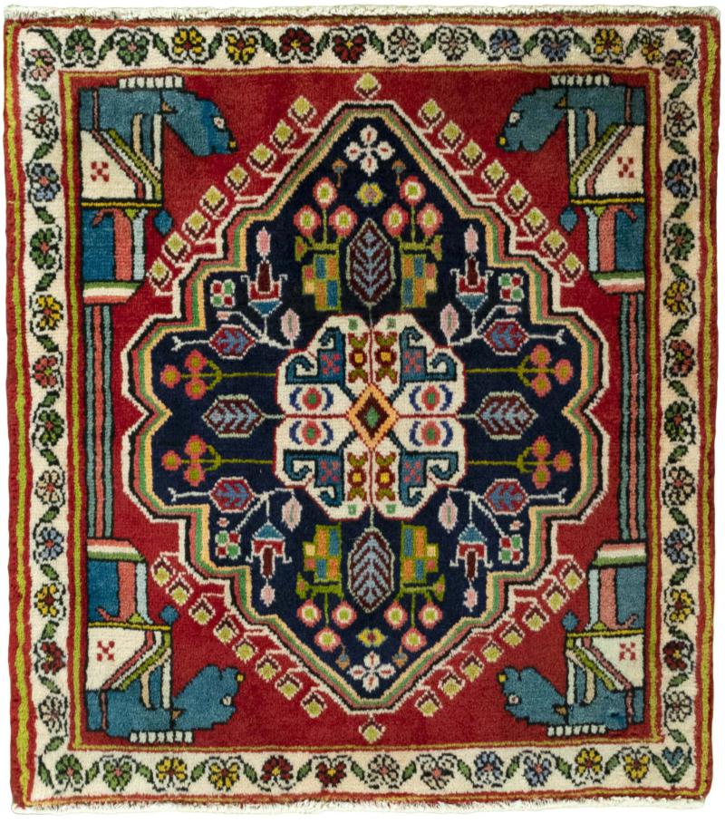 Persian Rug Shiraz 69x61 69x61, Persian Rug Knotted by hand
