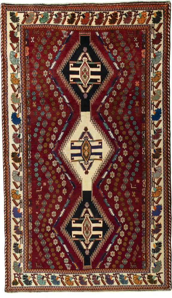 Persian Rug Shiraz 269x161 269x161, Persian Rug Knotted by hand
