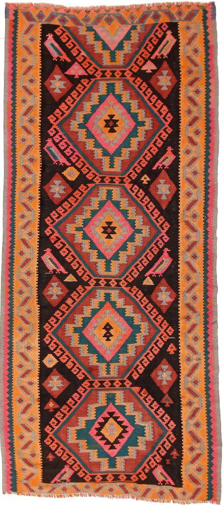 Tapete persa Kilim Fars Azerbaijan Antigo 321x139 321x139, Tapete persa Tecido à mão