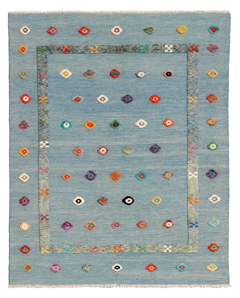 Alfombra afgana Kilim Afghan Nimbaft Edition 199x151 199x151, Alfombra persa Tejido a mano