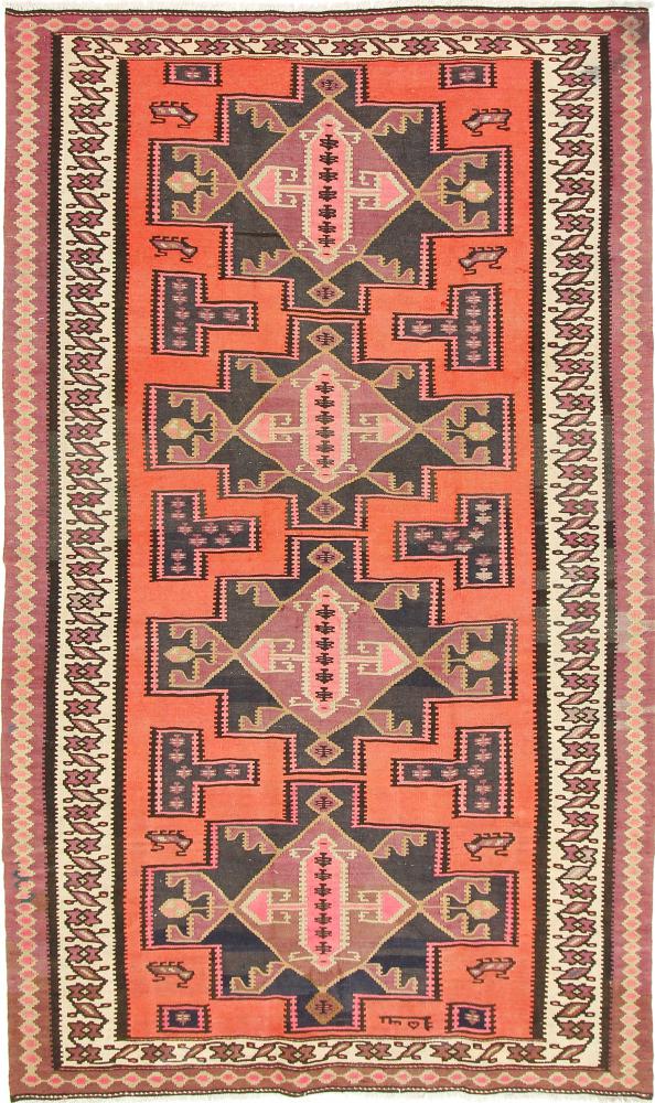 Tapete persa Kilim Fars Azerbaijan Antigo 291x173 291x173, Tapete persa Tecido à mão