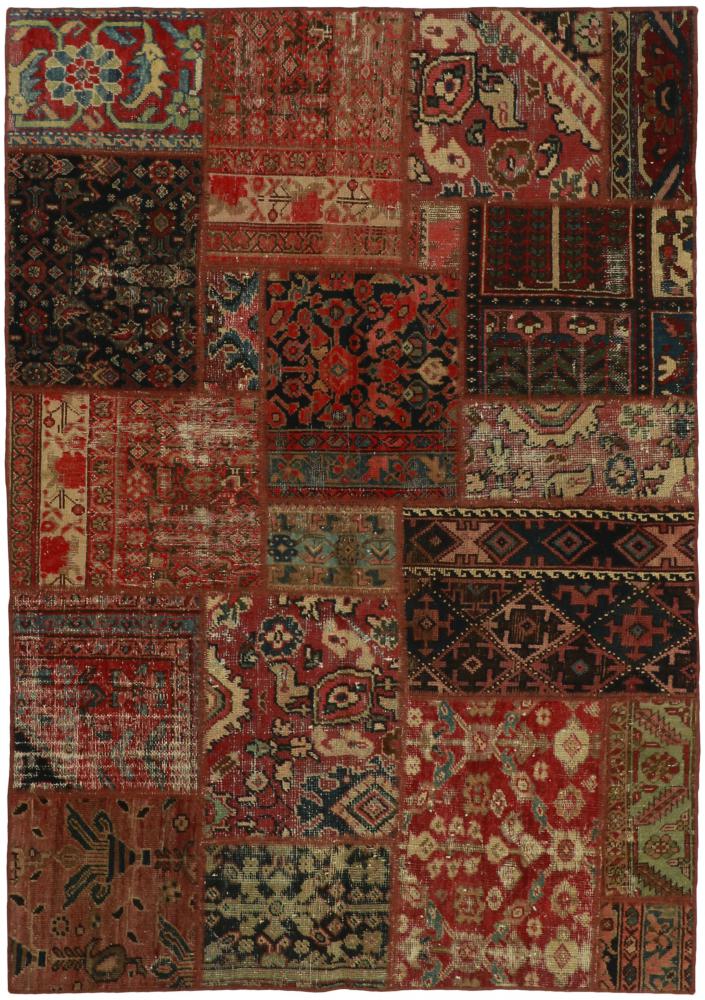 Perzsa szőnyeg Patchwork Malayer 201x139 201x139, Perzsa szőnyeg Kézzel csomózva