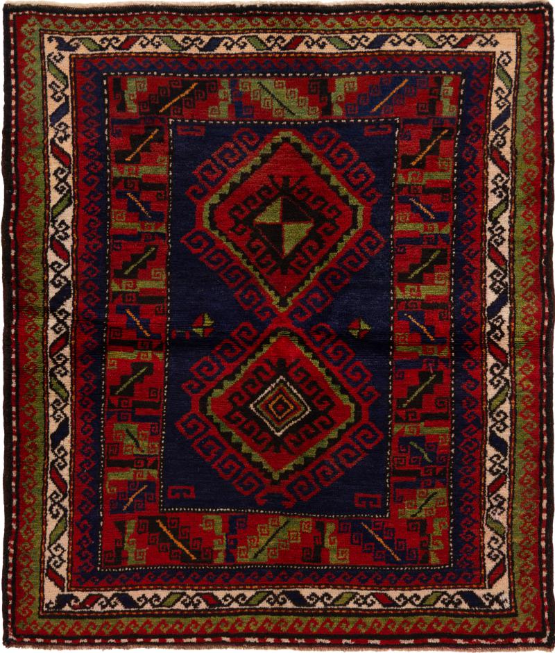 Russian rug Kazak 118x118 118x118, Persian Rug Knotted by hand