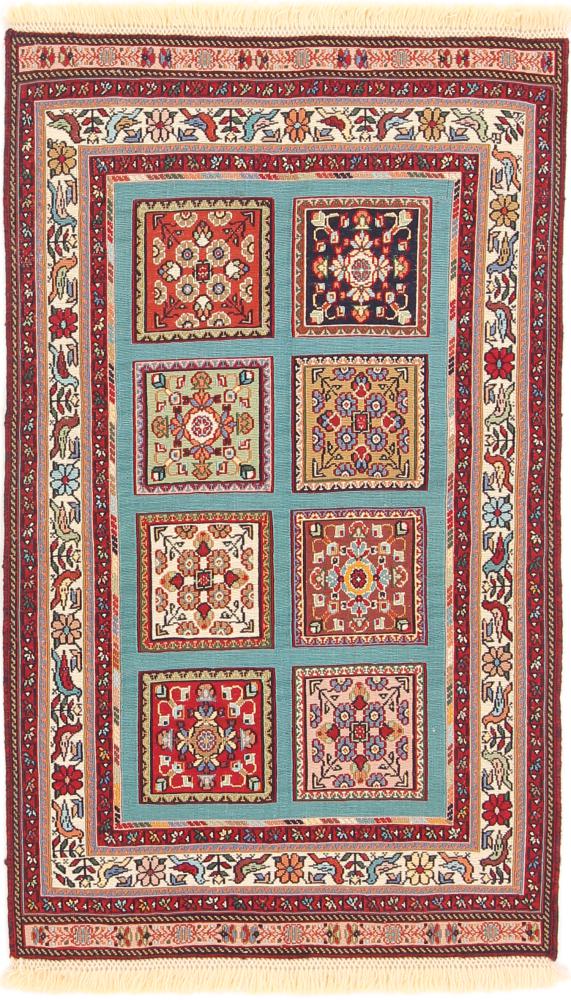 Persian Rug Kilim Soozani 101x61 101x61, Persian Rug Woven by hand