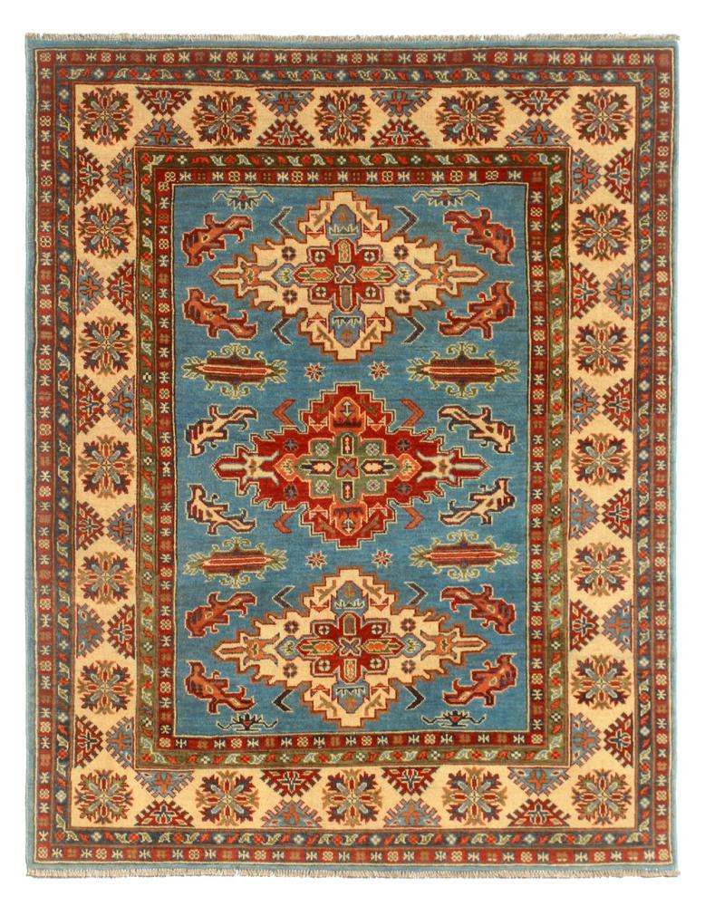 Afghansk tæppe Kazak Ghazni 202x152 202x152, Persisk tæppe Knyttet i hånden