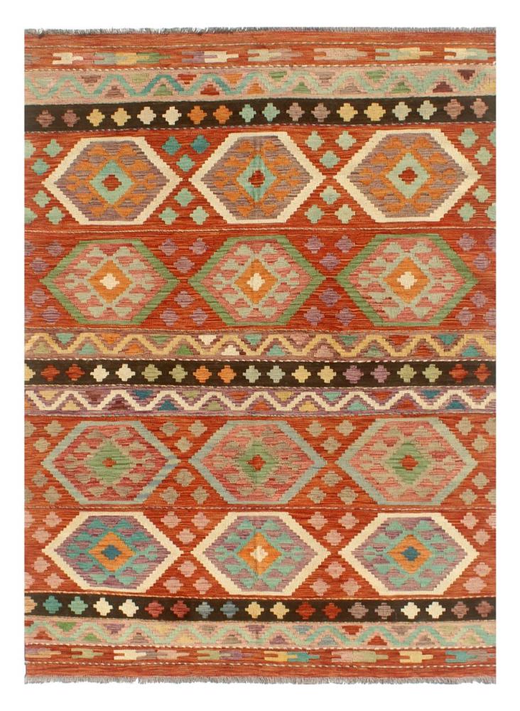 Afghan rug Kilim Afghan 8'1"x5'9" 8'1"x5'9", Persian Rug Woven by hand