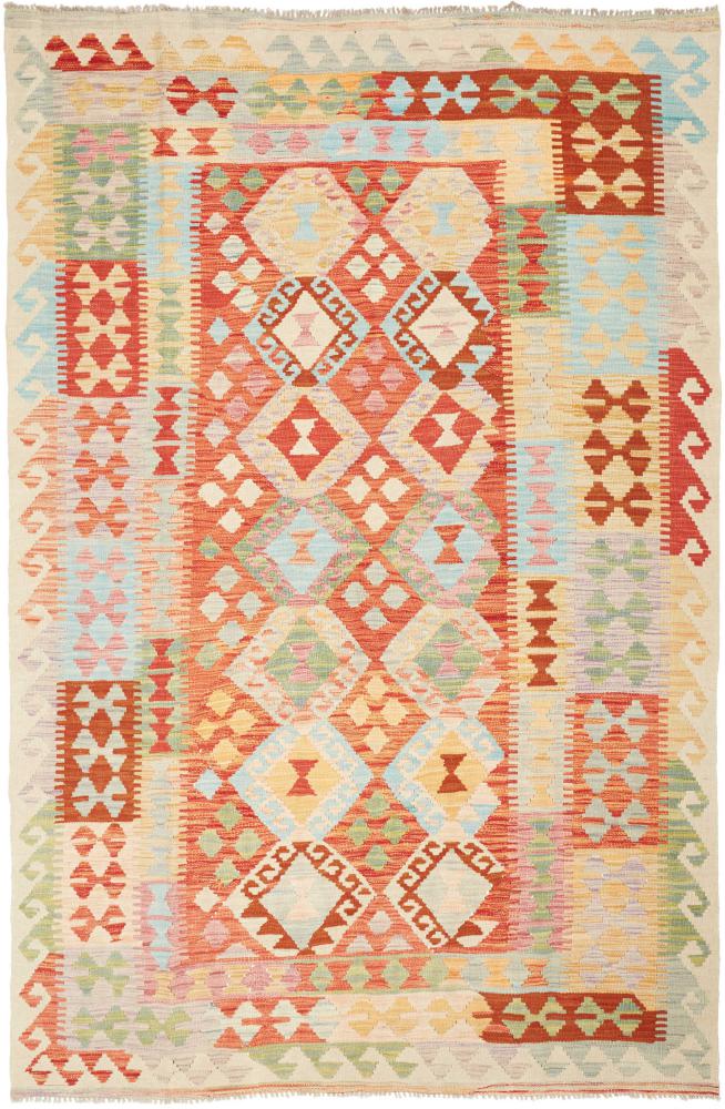 Afghaans tapijt Kilim Afghan 249x163 249x163, Perzisch tapijt Handgeweven