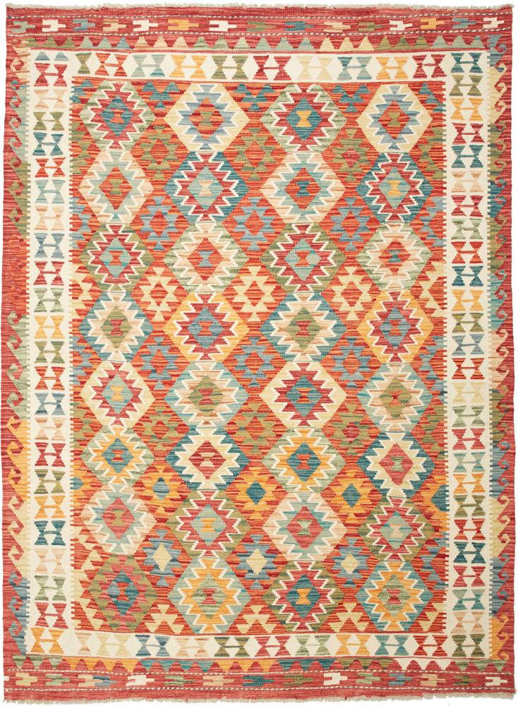 Tapis afghan Kilim  Afghan 248x181 248x181, Tapis persan Tissé à la main