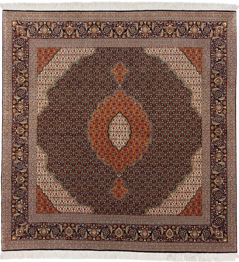 Tappeto persiano Tabriz 50Raj 207x204 207x204, Tappeto persiano Annodato a mano
