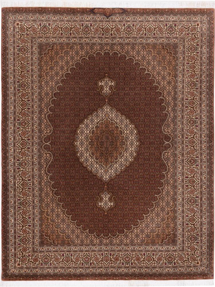 Tappeto persiano Tabriz 50Raj 196x151 196x151, Tappeto persiano Annodato a mano