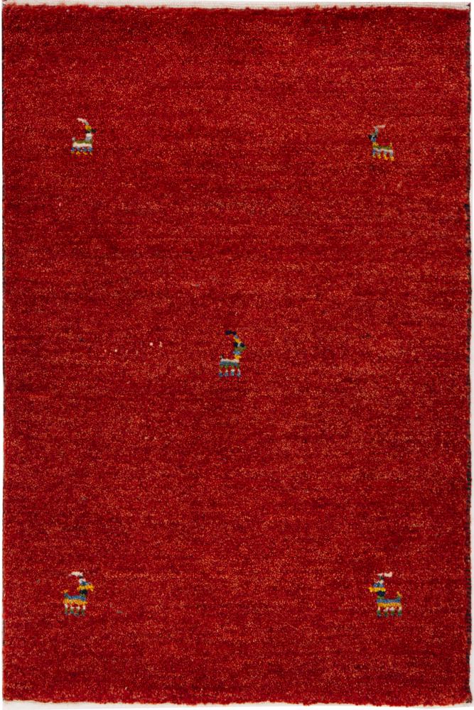 Persian Rug Persian Gabbeh Nomad 87x58 87x58, Persian Rug Knotted by hand