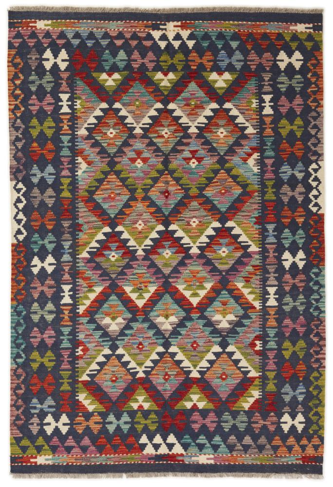 Afghansk tæppe Kelim Afghan 188x128 188x128, Persisk tæppe Håndvævet
