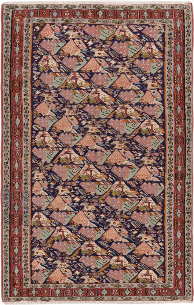Tapete persa Kilim Senneh 299x191 299x191, Tapete persa Atado à mão