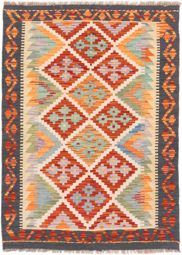 Tapete afegão Kilim Afegão 129x85 129x85, Tapete persa Tecido à mão