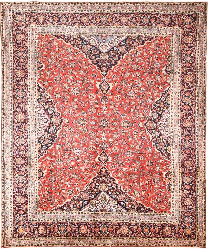 Persialainen matto Mashhad 359x303 359x303, Persialainen matto Solmittu käsin