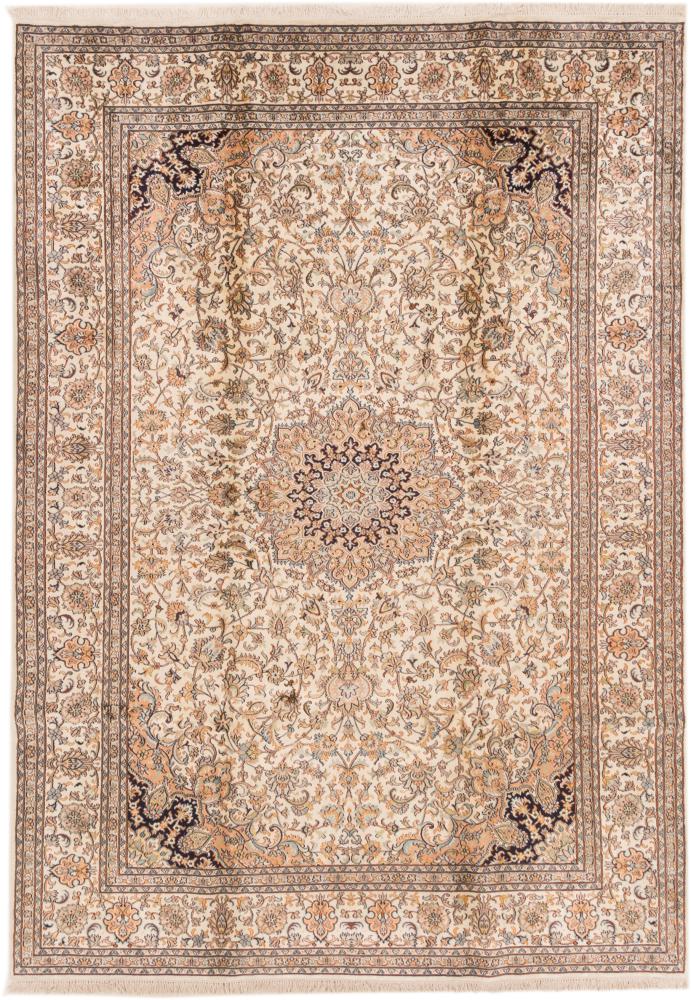 Tapis indien Cachemire Soie 306x214 306x214, Tapis persan Noué à la main
