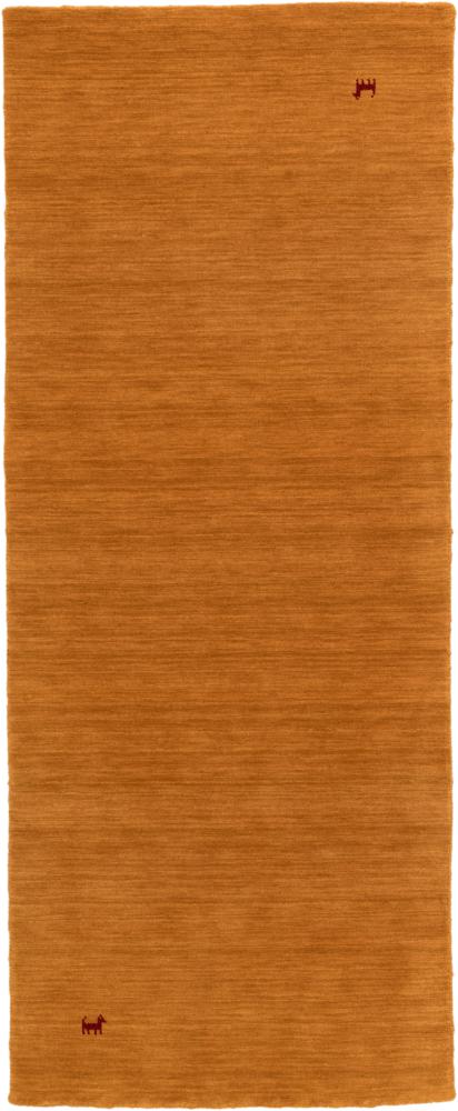 Indo rug Loom Gabbeh Orange 251x79 251x79, Persian Rug Loom knotted