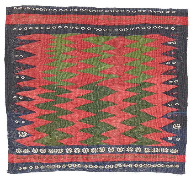 Perzsa szőnyeg Kilim Fars Antik 93x106 93x106, Perzsa szőnyeg szőttesek