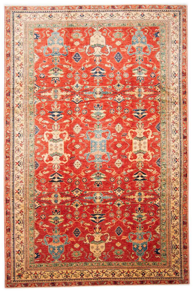 Pakistani rug Kazak Royal 10'5"x6'11" 10'5"x6'11", Persian rug Hand-knotted