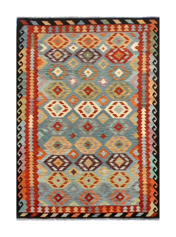Afghan rug Kilim Afghan 8'3"x5'11" 8'3"x5'11", Persian Rug Woven by hand