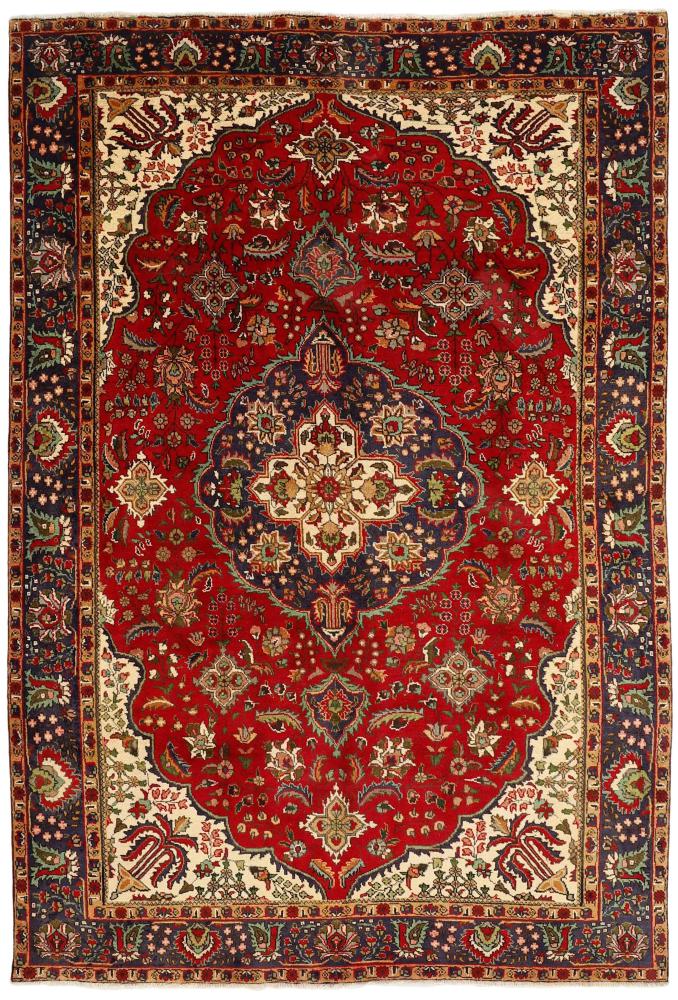 Tapete persa Tabriz 301x196 301x196, Tapete persa Atado à mão