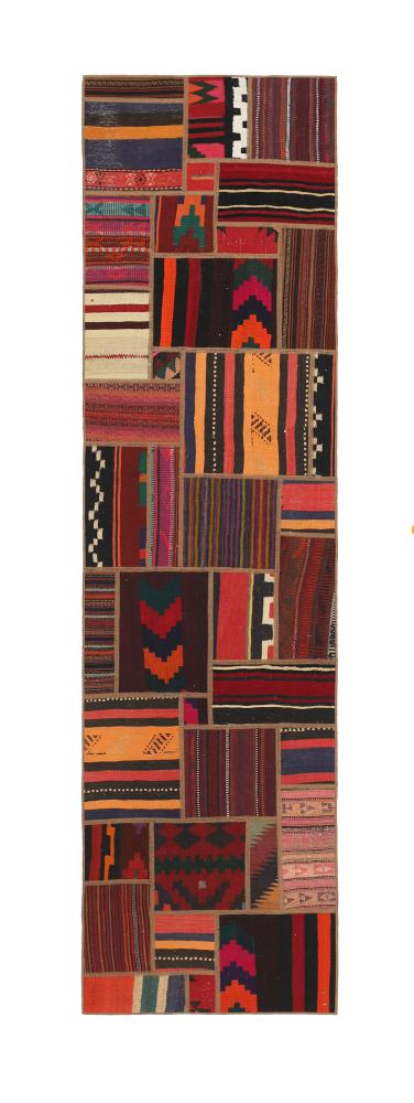 Persian Rug Kilim Patchwork 301x79 301x79, Persian Rug Woven by hand