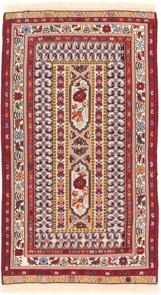 Persian Rug Kilim Soozani 108x60 108x60, Persian Rug Woven by hand