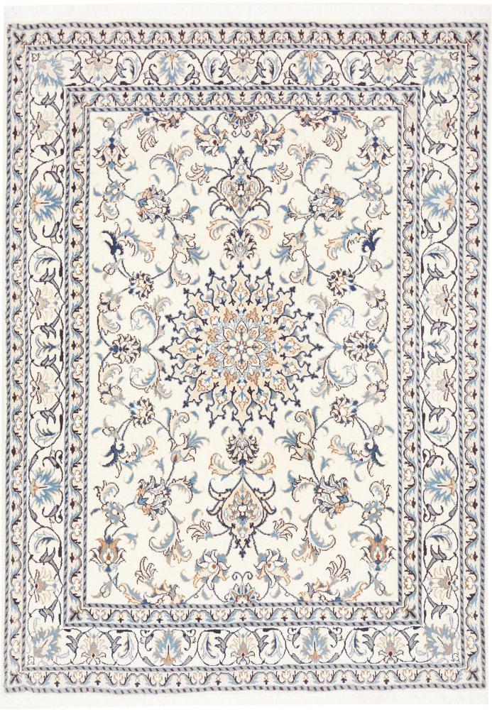 Alfombra persa Nain 204x147 204x147, Alfombra persa Anudado a mano