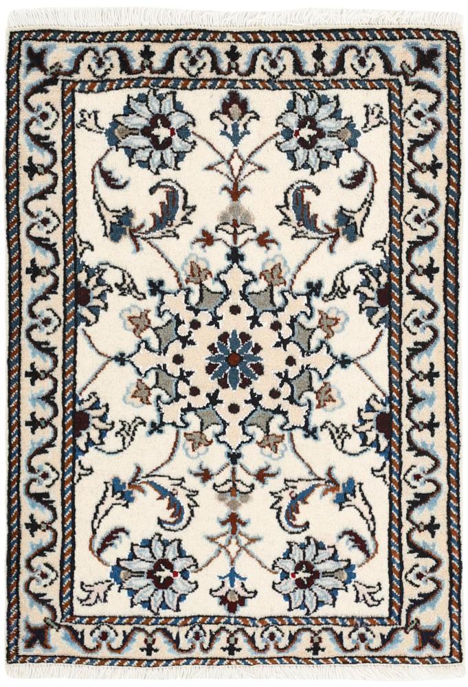 Persian Rug Nain 2'9"x1'11" 2'9"x1'11", Persian Rug Knotted by hand