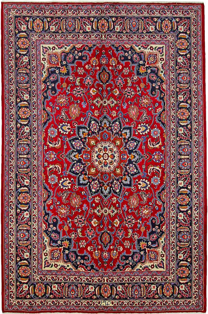 Persisk tæppe Mashhad 293x197 293x197, Persisk tæppe Knyttet i hånden