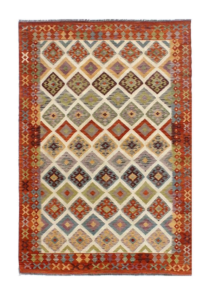 Afghan rug Kilim Afghan 8'2"x5'10" 8'2"x5'10", Persian Rug Woven by hand