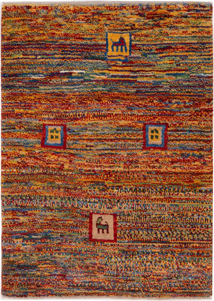 Persisk teppe Persia Gabbeh Nomad 94x69 94x69, Persisk teppe Knyttet for hånd