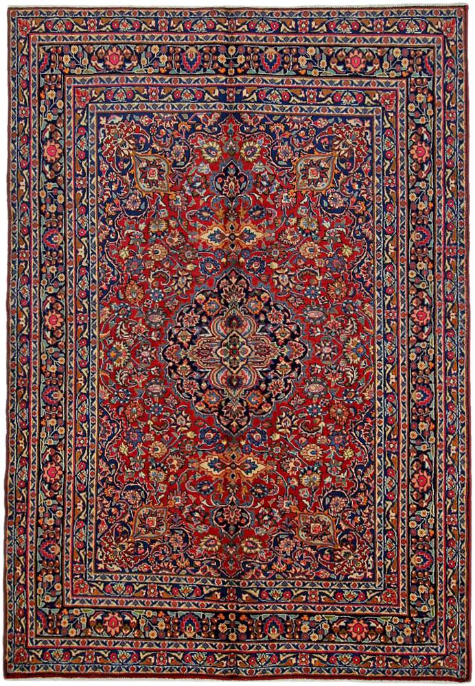 Persisk tæppe Mashhad 289x199 289x199, Persisk tæppe Knyttet i hånden