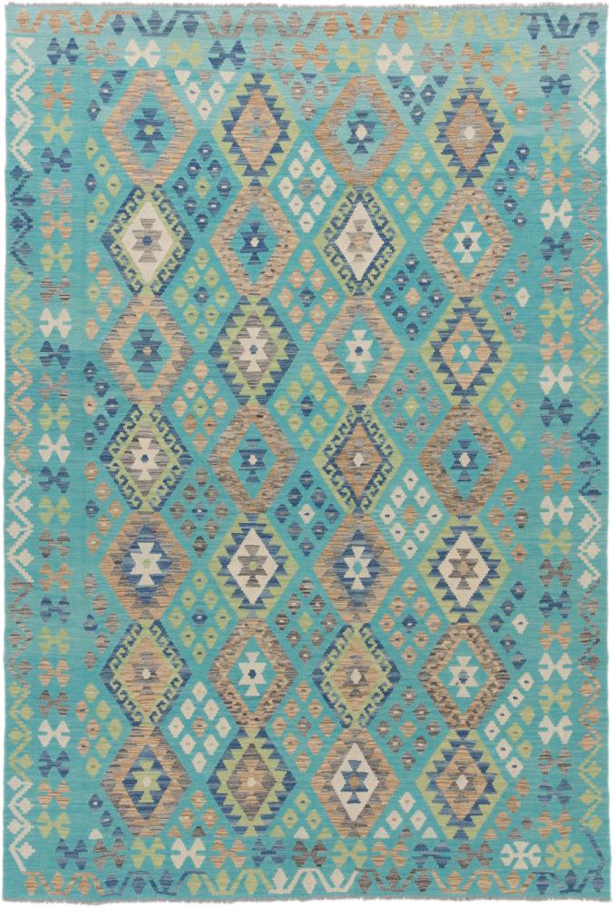 Tapete afegão Kilim Afegão 292x197 292x197, Tapete persa Tecido à mão