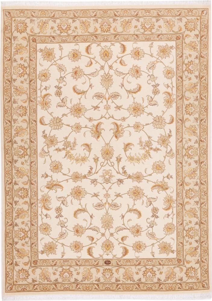 Tappeto persiano Tabriz 50Raj 211x152 211x152, Tappeto persiano Annodato a mano