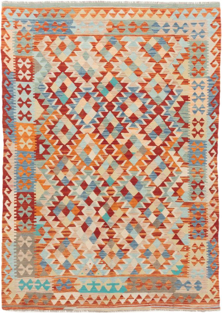 Tapete afegão Kilim Afegão 235x164 235x164, Tapete persa Tecido à mão